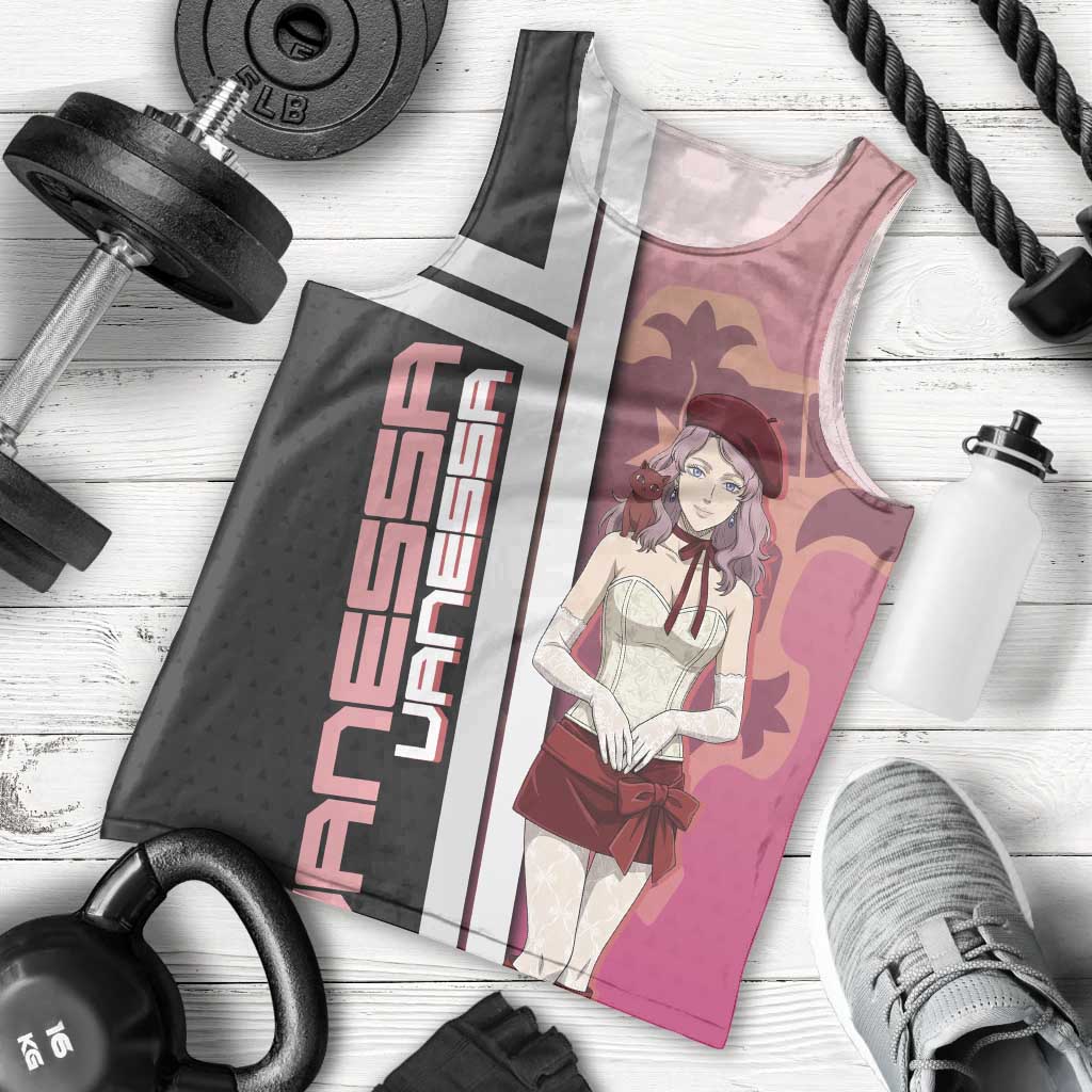 Black Clover Vanessa Enoteca Men Tank Top Anime Illustration Style