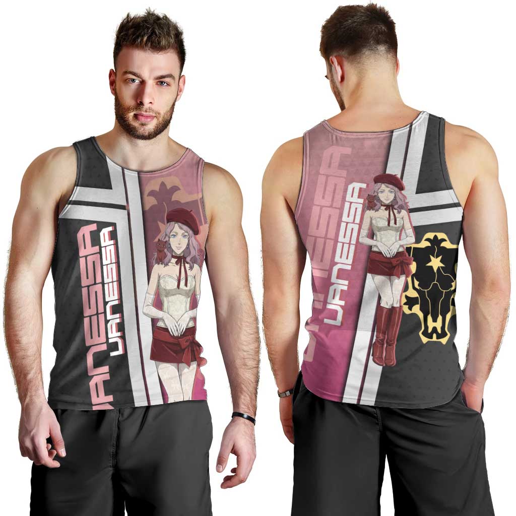 Black Clover Vanessa Enoteca Men Tank Top Anime Illustration Style