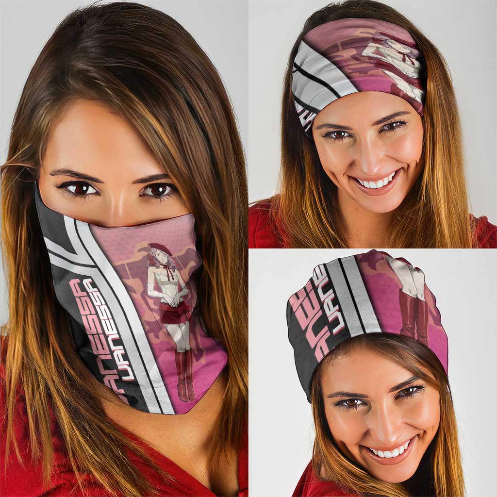 Black Clover Vanessa Enoteca Neck Gaiter Anime Illustration Style
