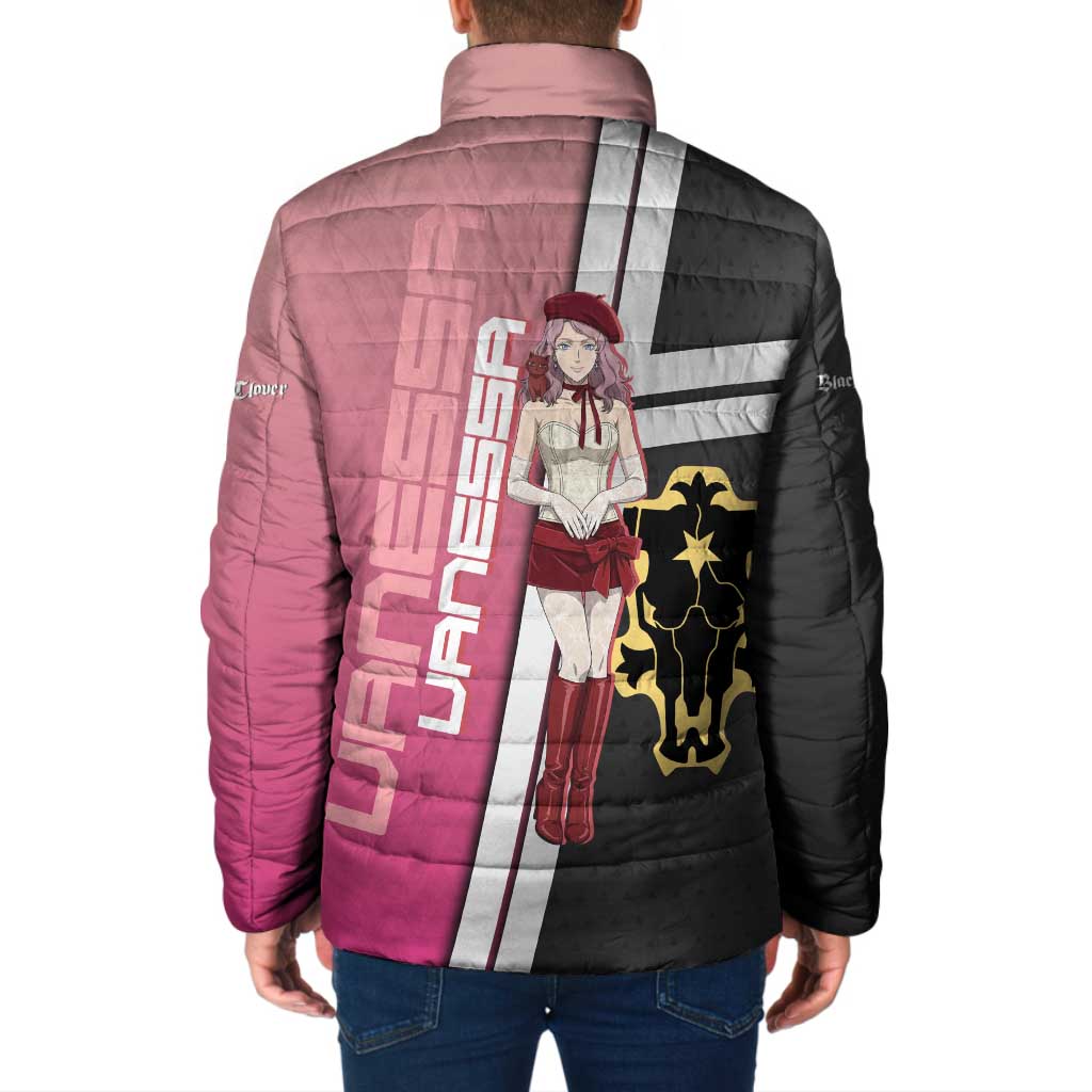 Black Clover Vanessa Enoteca Padded Jacket Anime Illustration Style