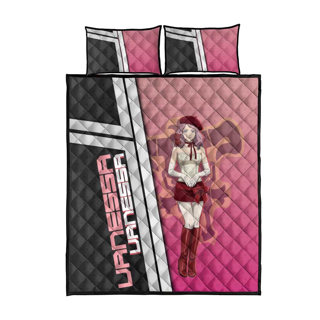 Black Clover Vanessa Enoteca Quilt Bed Set Anime Illustration Style