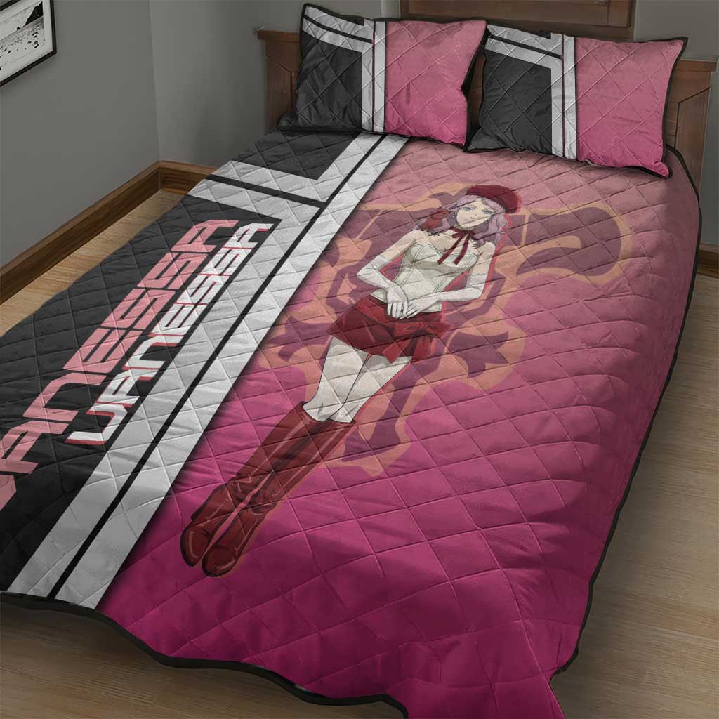 Black Clover Vanessa Enoteca Quilt Bed Set Anime Illustration Style