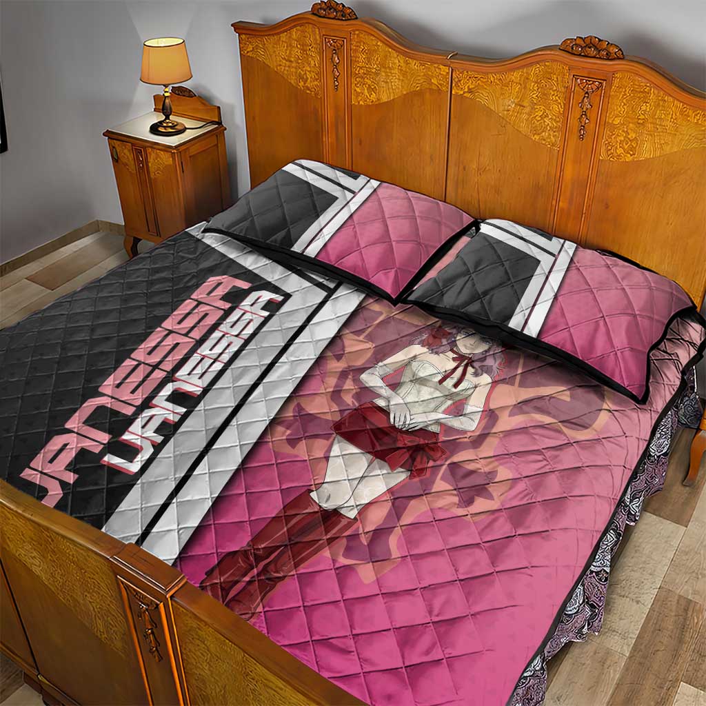 Black Clover Vanessa Enoteca Quilt Bed Set Anime Illustration Style
