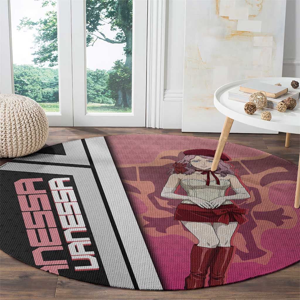 Black Clover Vanessa Enoteca Round Carpet Anime Illustration Style