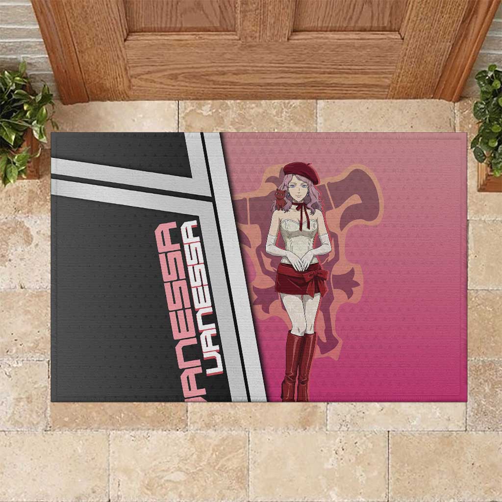 Black Clover Vanessa Enoteca Rubber Doormat Anime Illustration Style