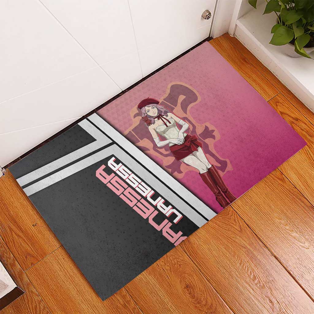 Black Clover Vanessa Enoteca Rubber Doormat Anime Illustration Style