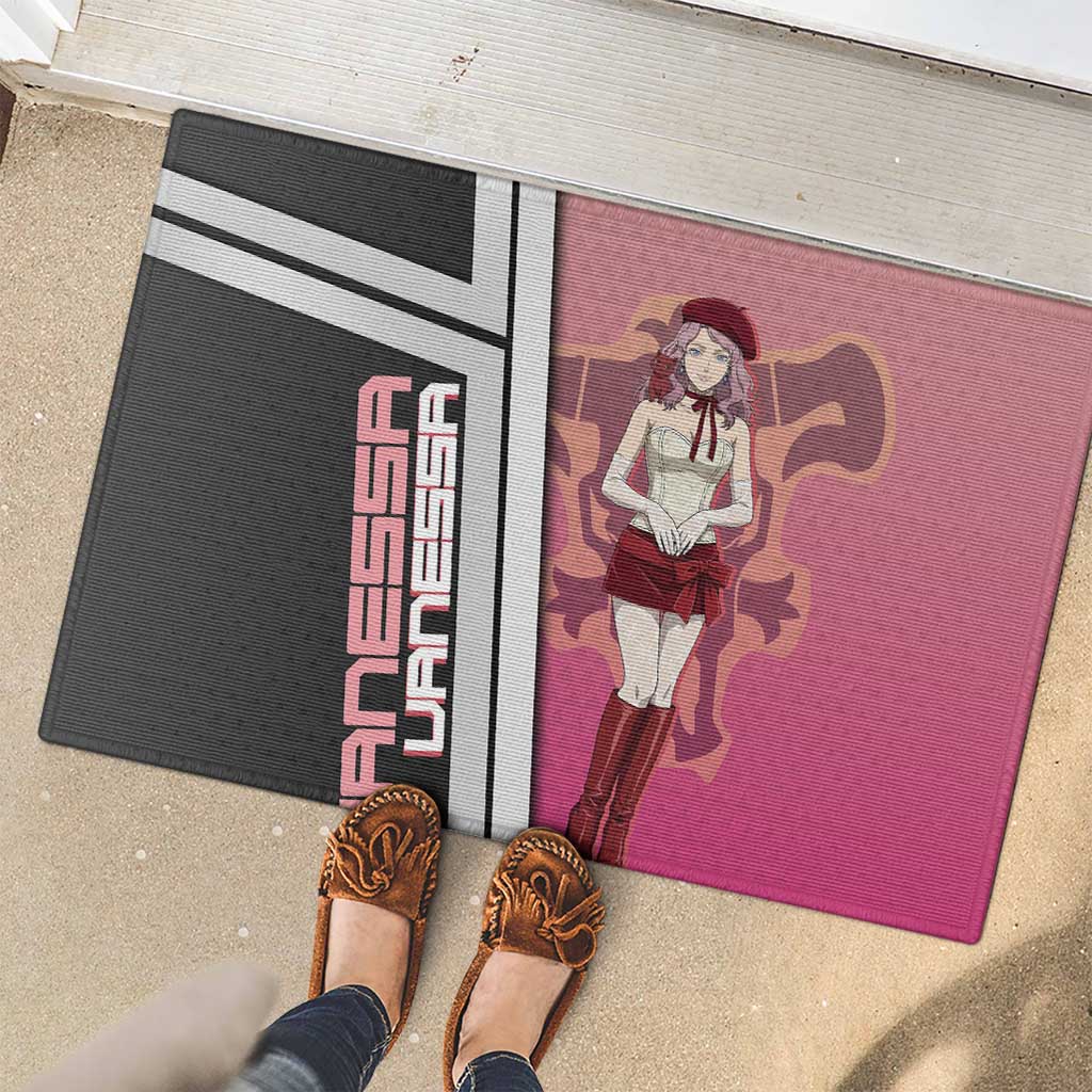 Black Clover Vanessa Enoteca Rubber Doormat Anime Illustration Style