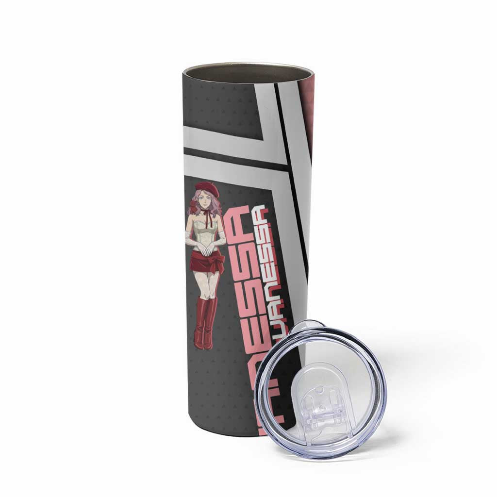 Black Clover Vanessa Enoteca Skinny Tumbler Anime Illustration Style