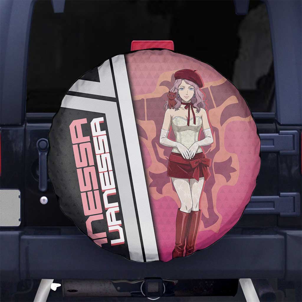 Black Clover Vanessa Enoteca Spare Tire Cover Anime Illustration Style