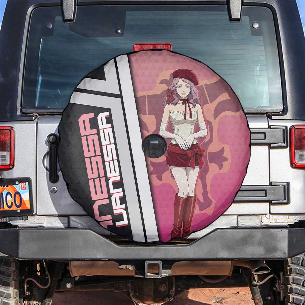 Black Clover Vanessa Enoteca Spare Tire Cover Anime Illustration Style
