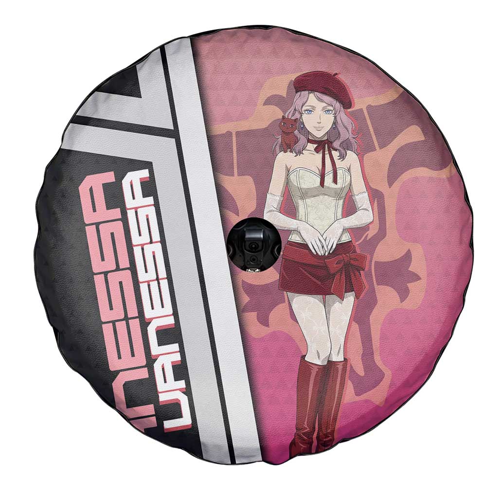 Black Clover Vanessa Enoteca Spare Tire Cover Anime Illustration Style