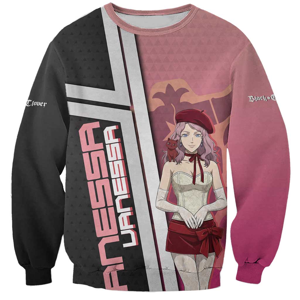 Black Clover Vanessa Enoteca Sweatshirt Anime Illustration Style