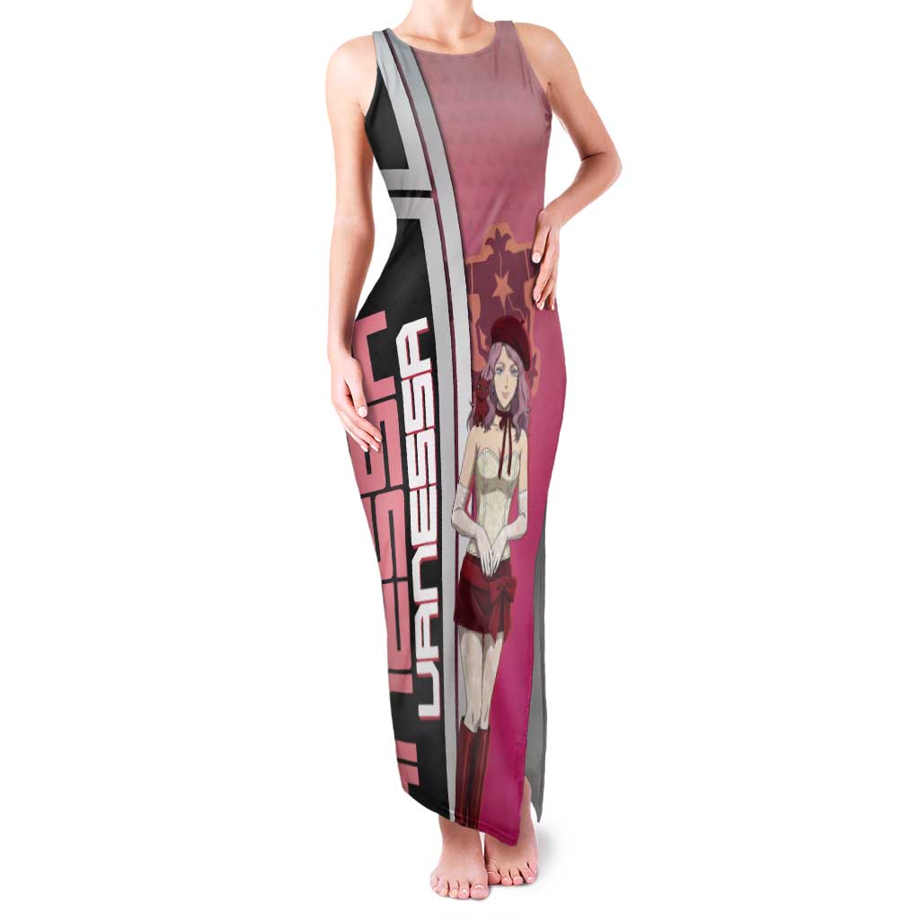 Black Clover Vanessa Enoteca Tank Maxi Dress Anime Illustration Style