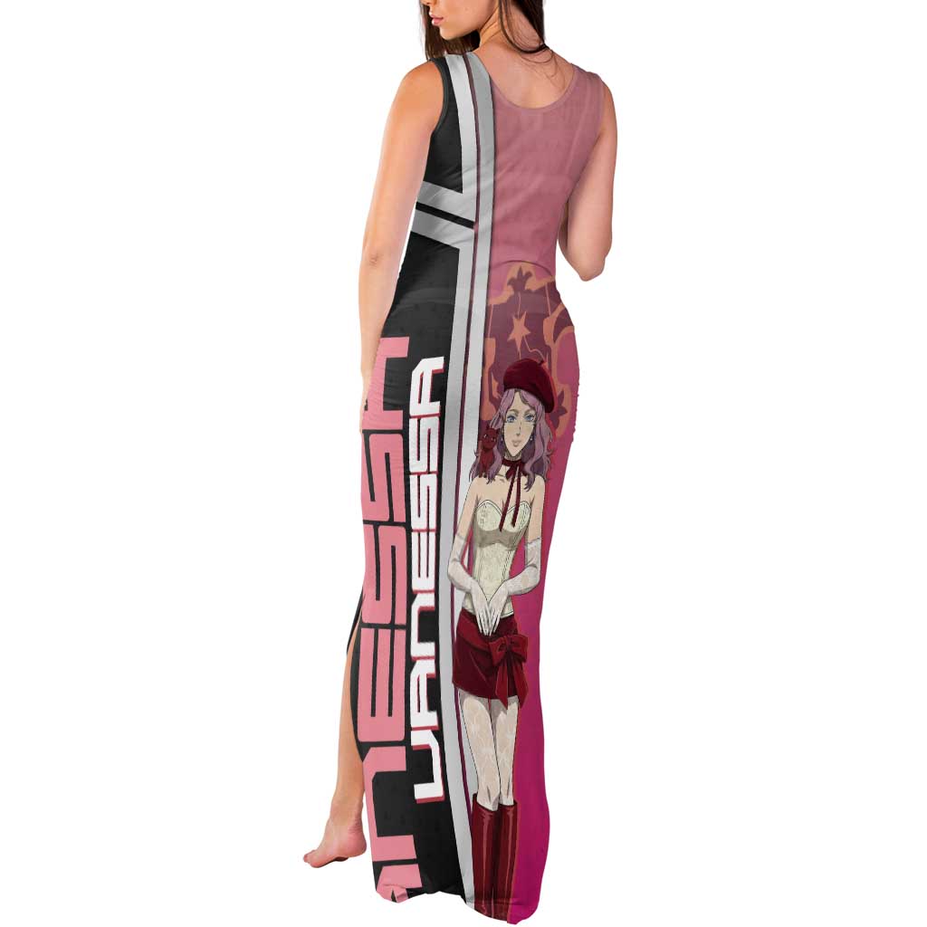 Black Clover Vanessa Enoteca Tank Maxi Dress Anime Illustration Style