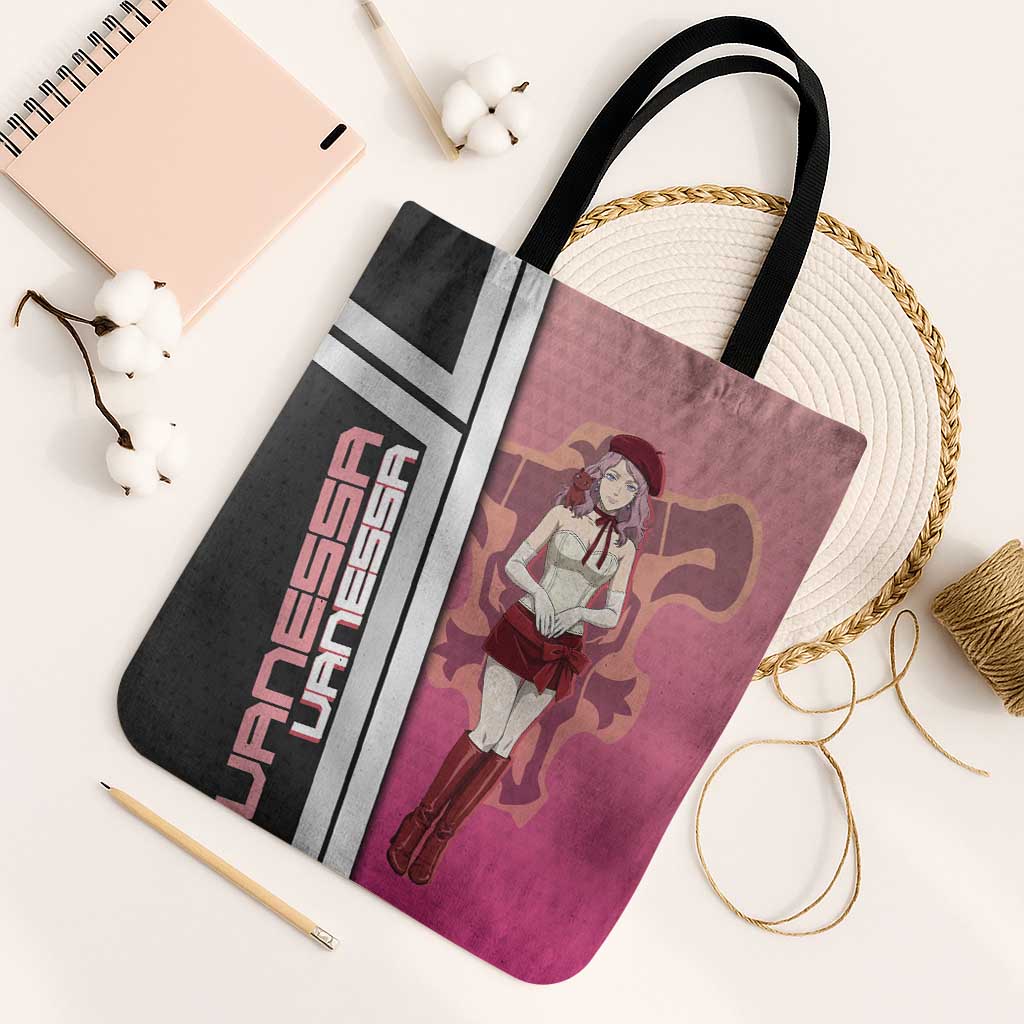 Black Clover Vanessa Enoteca Tote Bag Anime Illustration Style