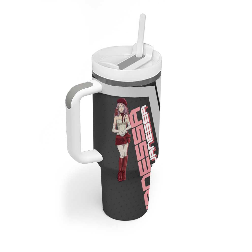 Black Clover Vanessa Enoteca Tumbler With Handle Anime Illustration Style