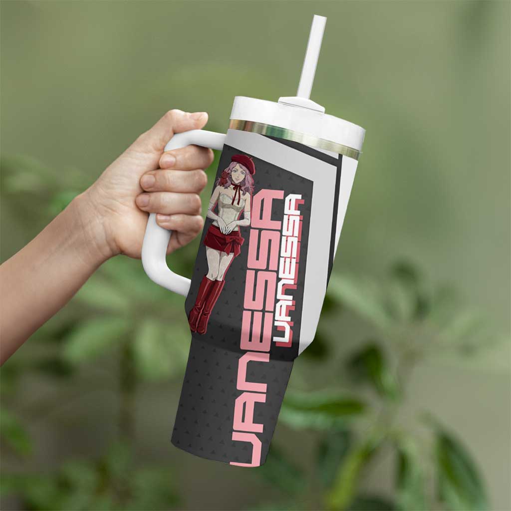 Black Clover Vanessa Enoteca Tumbler With Handle Anime Illustration Style