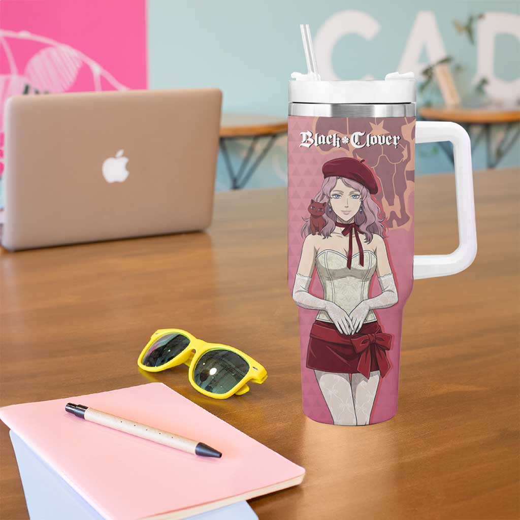 Black Clover Vanessa Enoteca Tumbler With Handle Anime Illustration Style