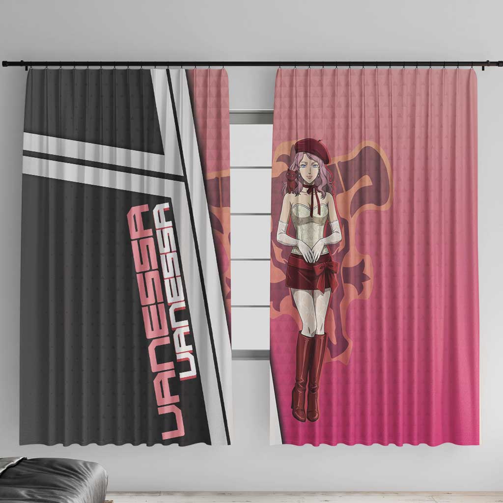Black Clover Vanessa Enoteca Window Curtain Anime Illustration Style