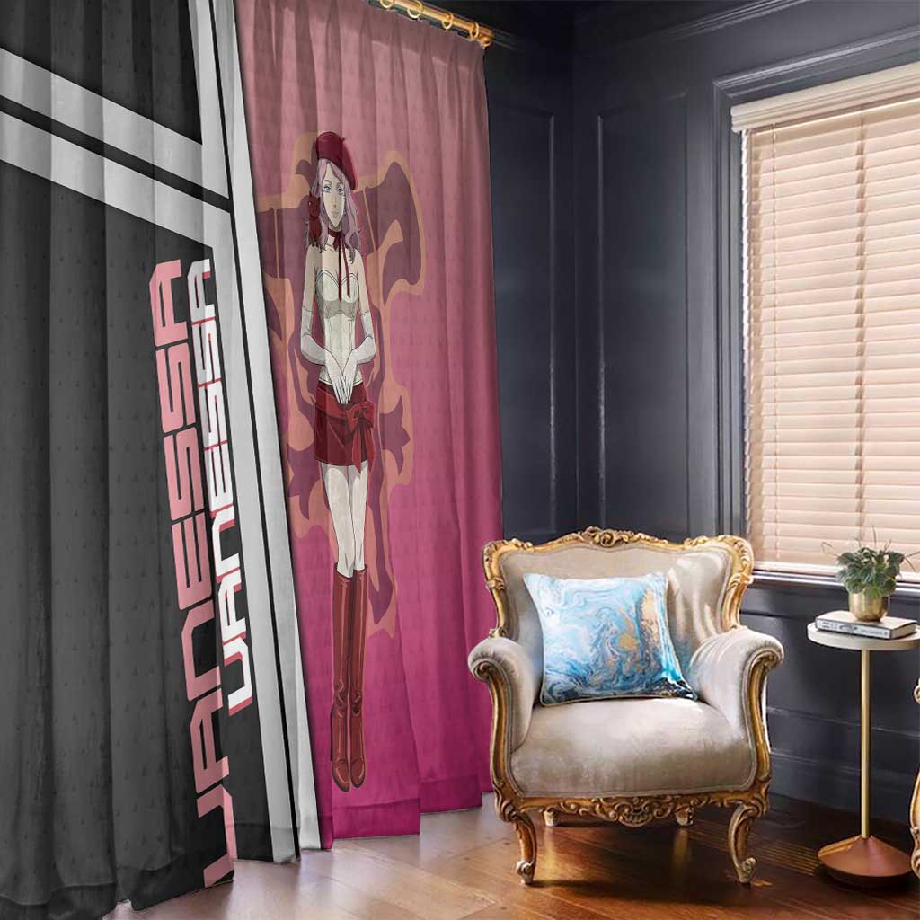 Black Clover Vanessa Enoteca Window Curtain Anime Illustration Style