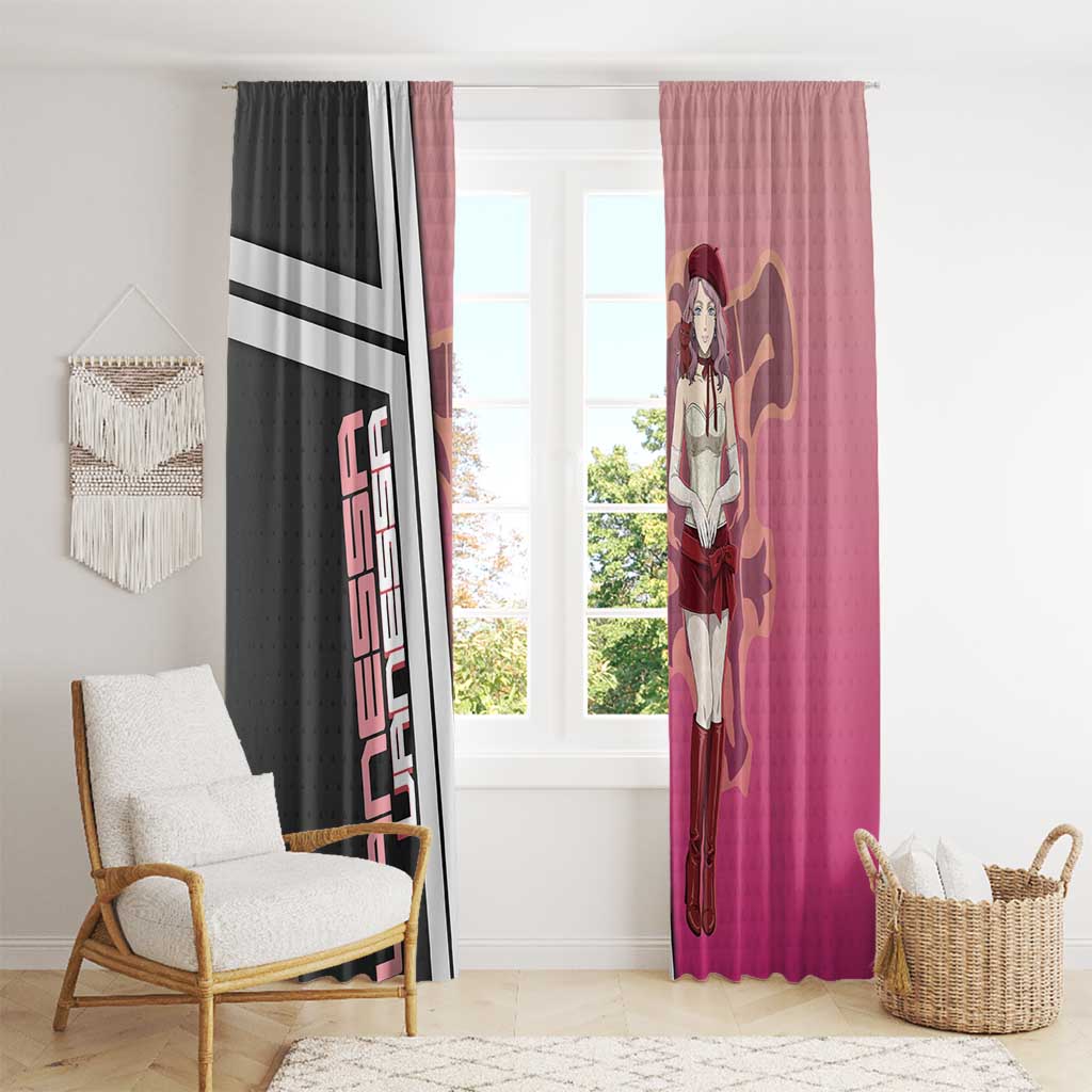Black Clover Vanessa Enoteca Window Curtain Anime Illustration Style