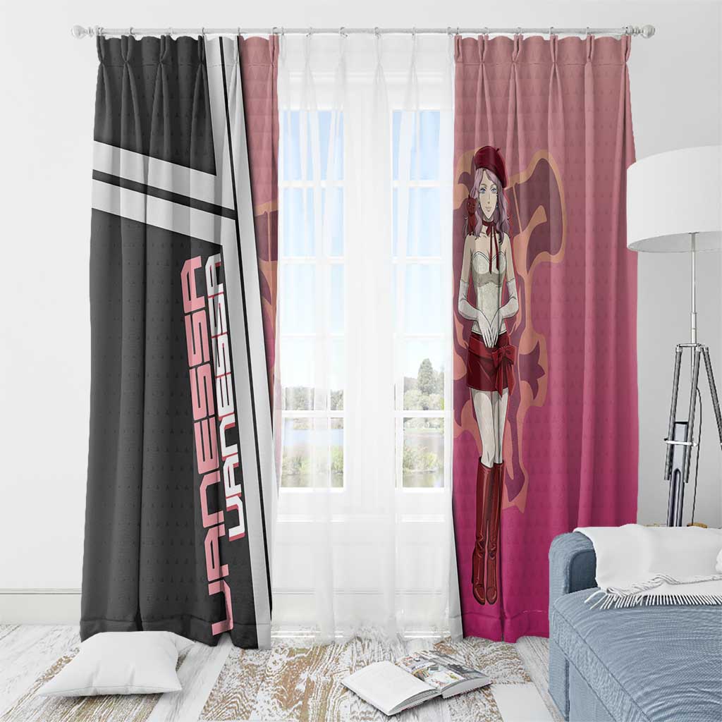 Black Clover Vanessa Enoteca Window Curtain Anime Illustration Style