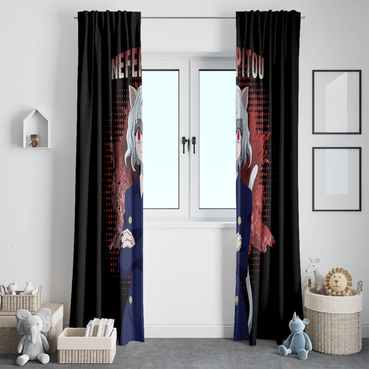 Neferpitou Hunter X Hunter Window Curtain Anime Style