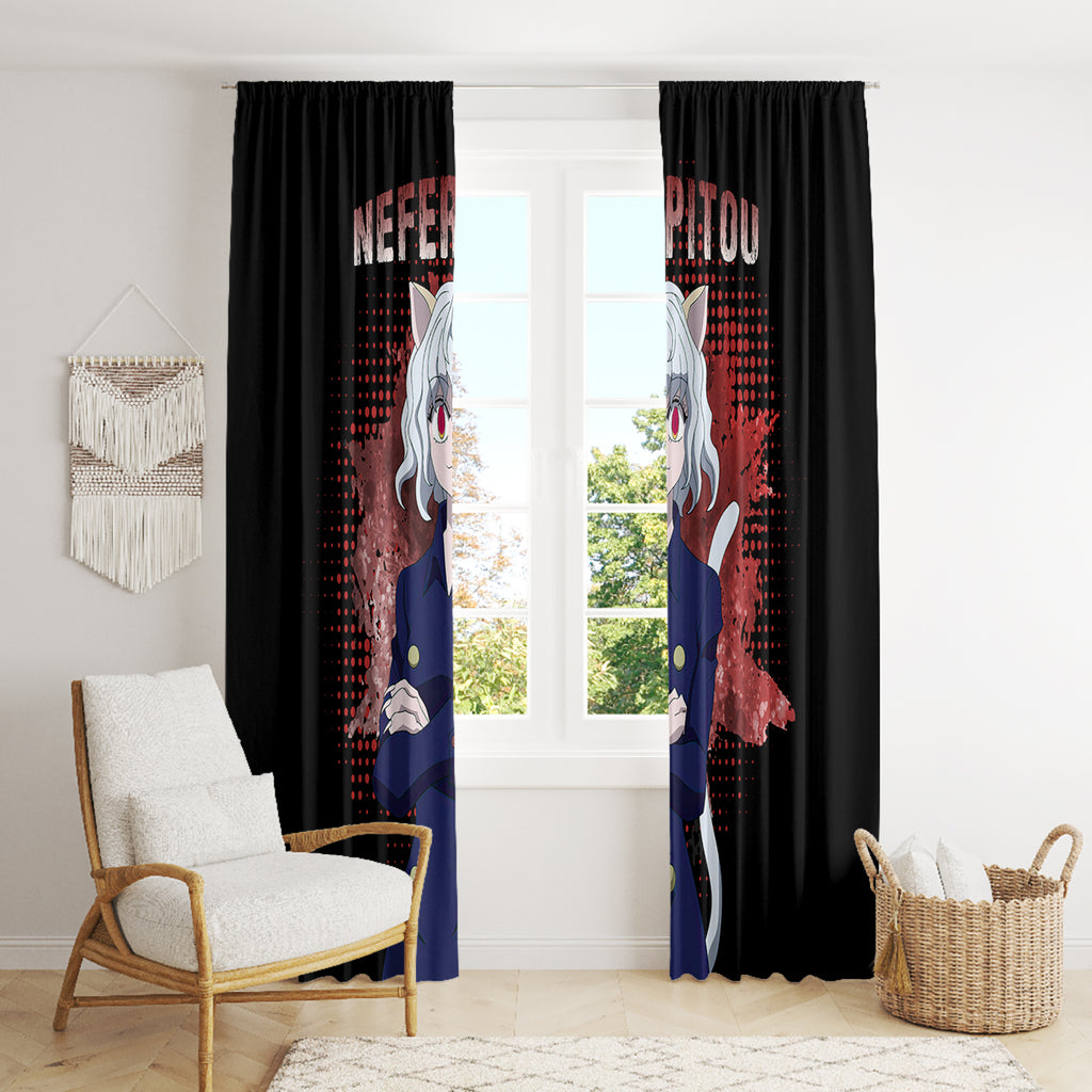 Neferpitou Hunter X Hunter Window Curtain Anime Style