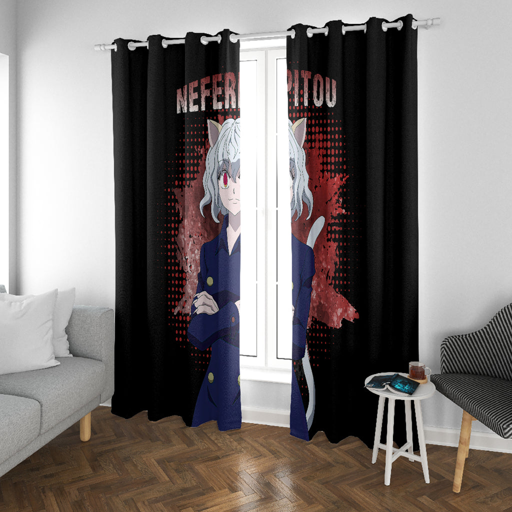 Neferpitou Hunter X Hunter Window Curtain Anime Style