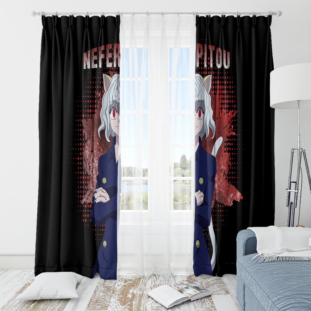 Neferpitou Hunter X Hunter Window Curtain Anime Style