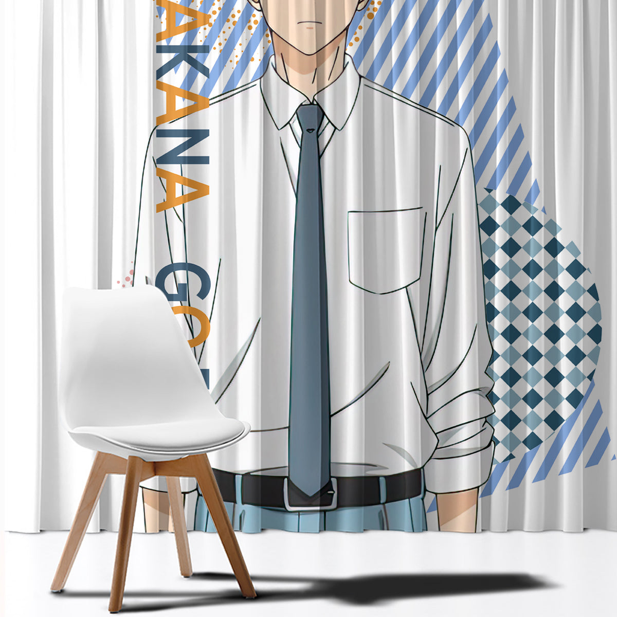 Wakana Gojo My Dress Up Darling Window Curtain Anime Style