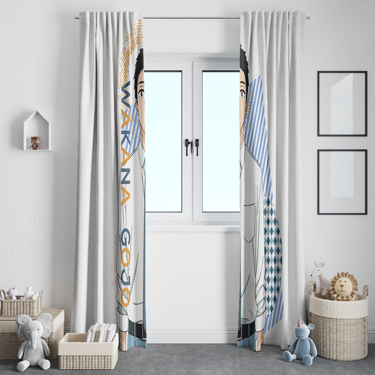 Wakana Gojo My Dress Up Darling Window Curtain Anime Style