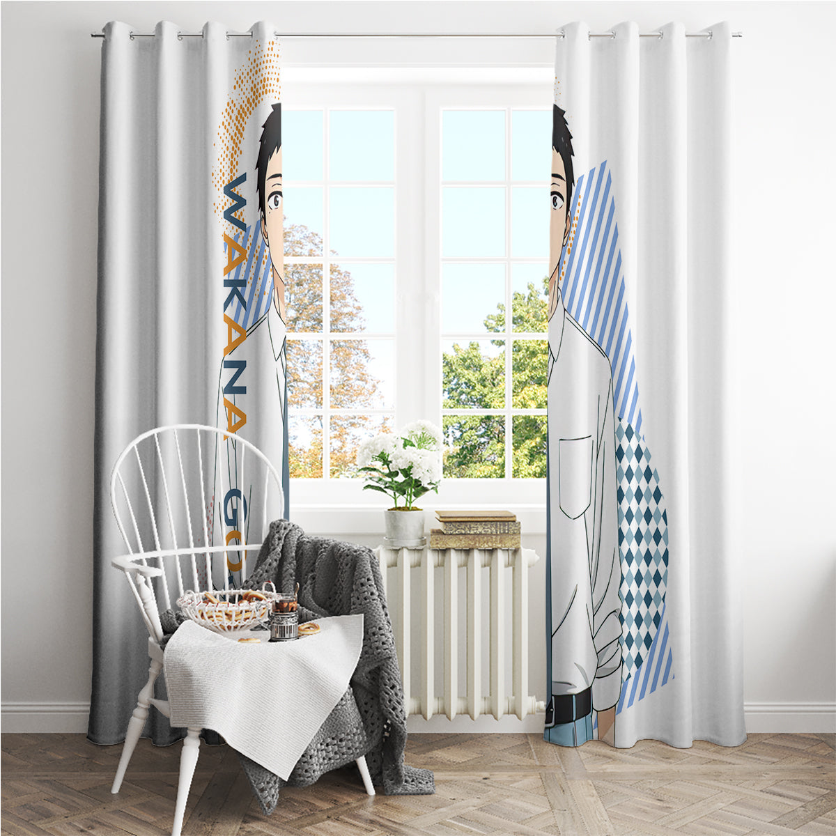 Wakana Gojo My Dress Up Darling Window Curtain Anime Style