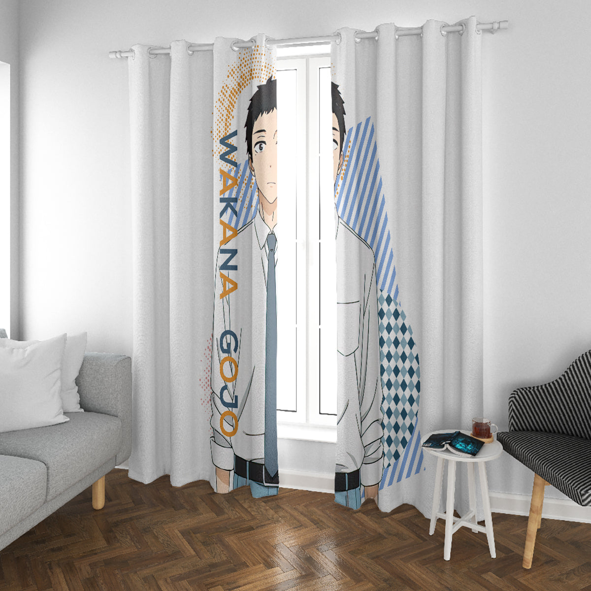 Wakana Gojo My Dress Up Darling Window Curtain Anime Style