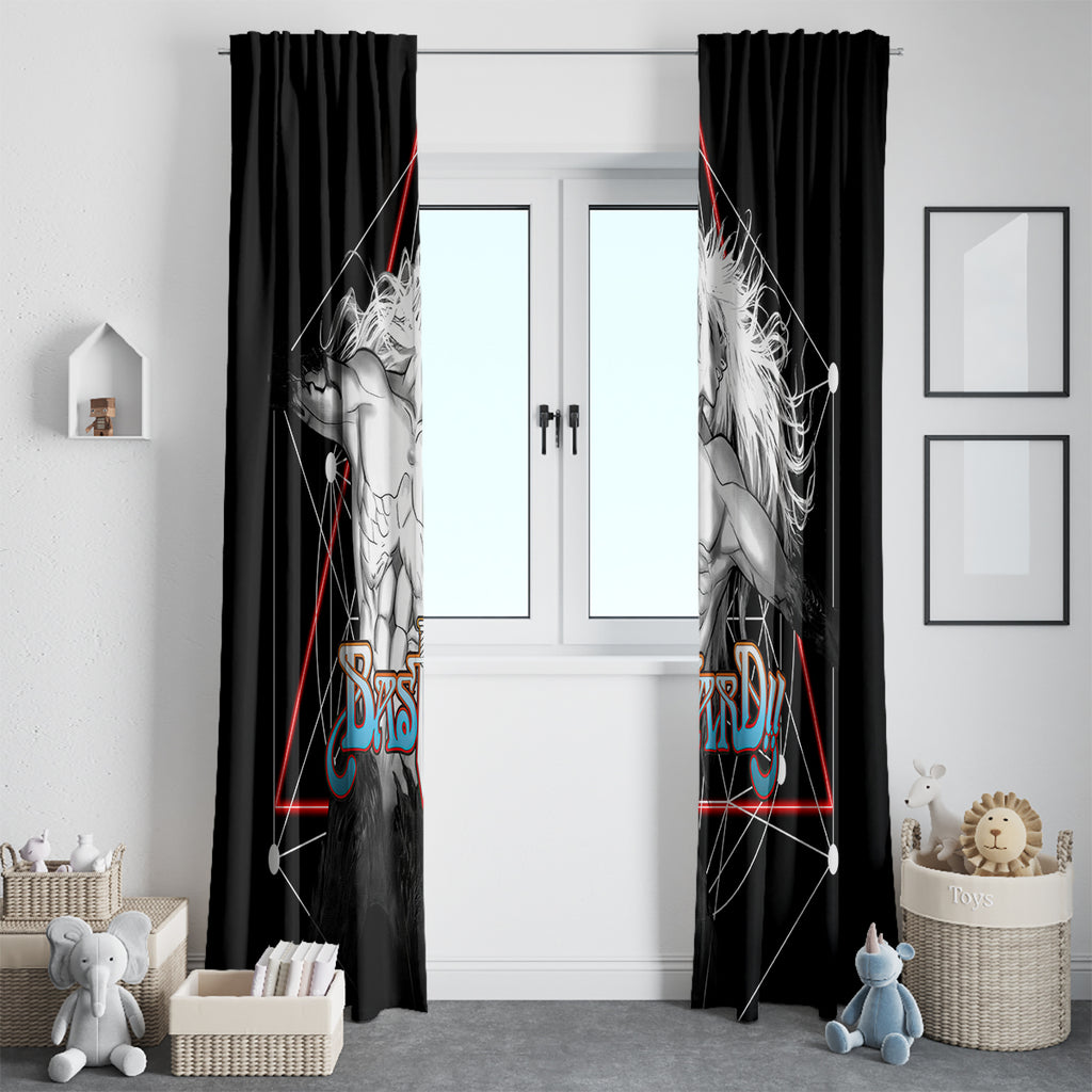 Dark Schneider Basrard Window Curtain Anime Style