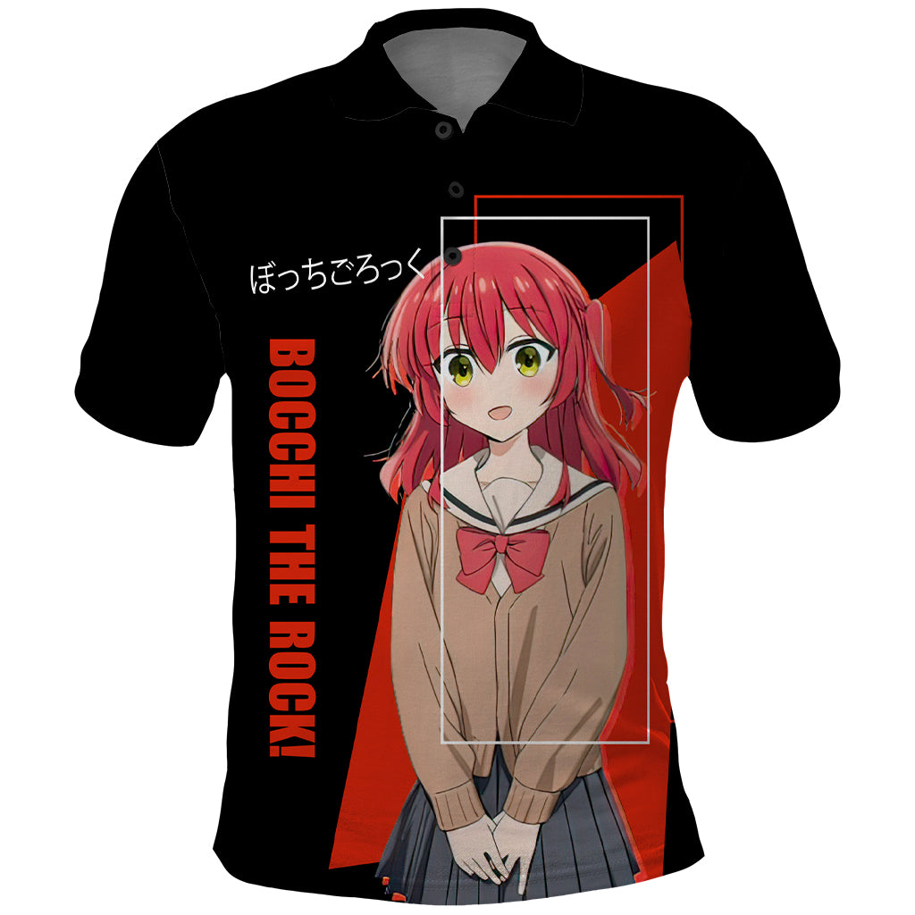 Ikuyo Kita Bochi The Rock! Polo Shirt Anime Style