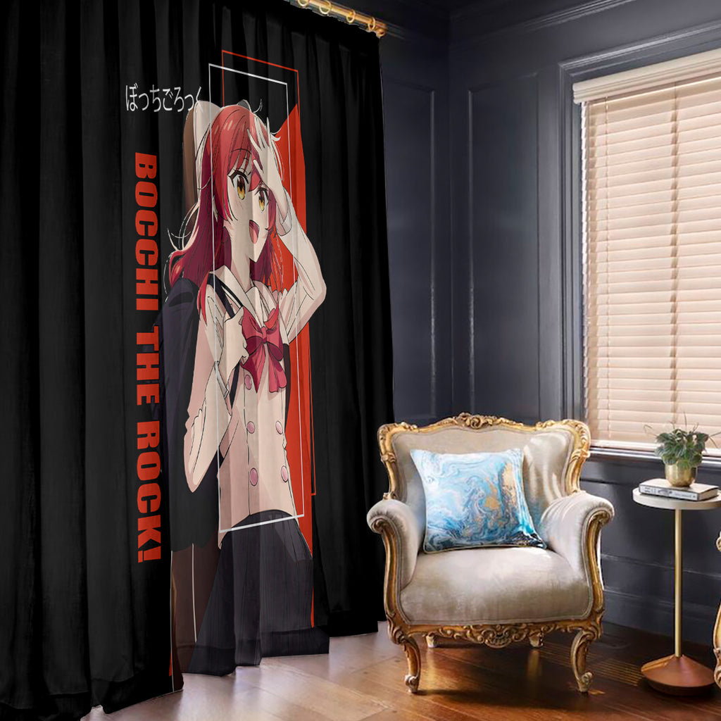 Ikuyo Kita Bochi The Rock! Window Curtain Anime Style