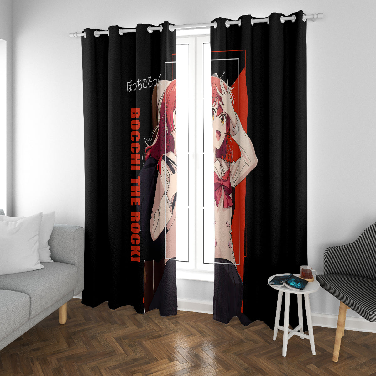 Ikuyo Kita Bochi The Rock! Window Curtain Anime Style