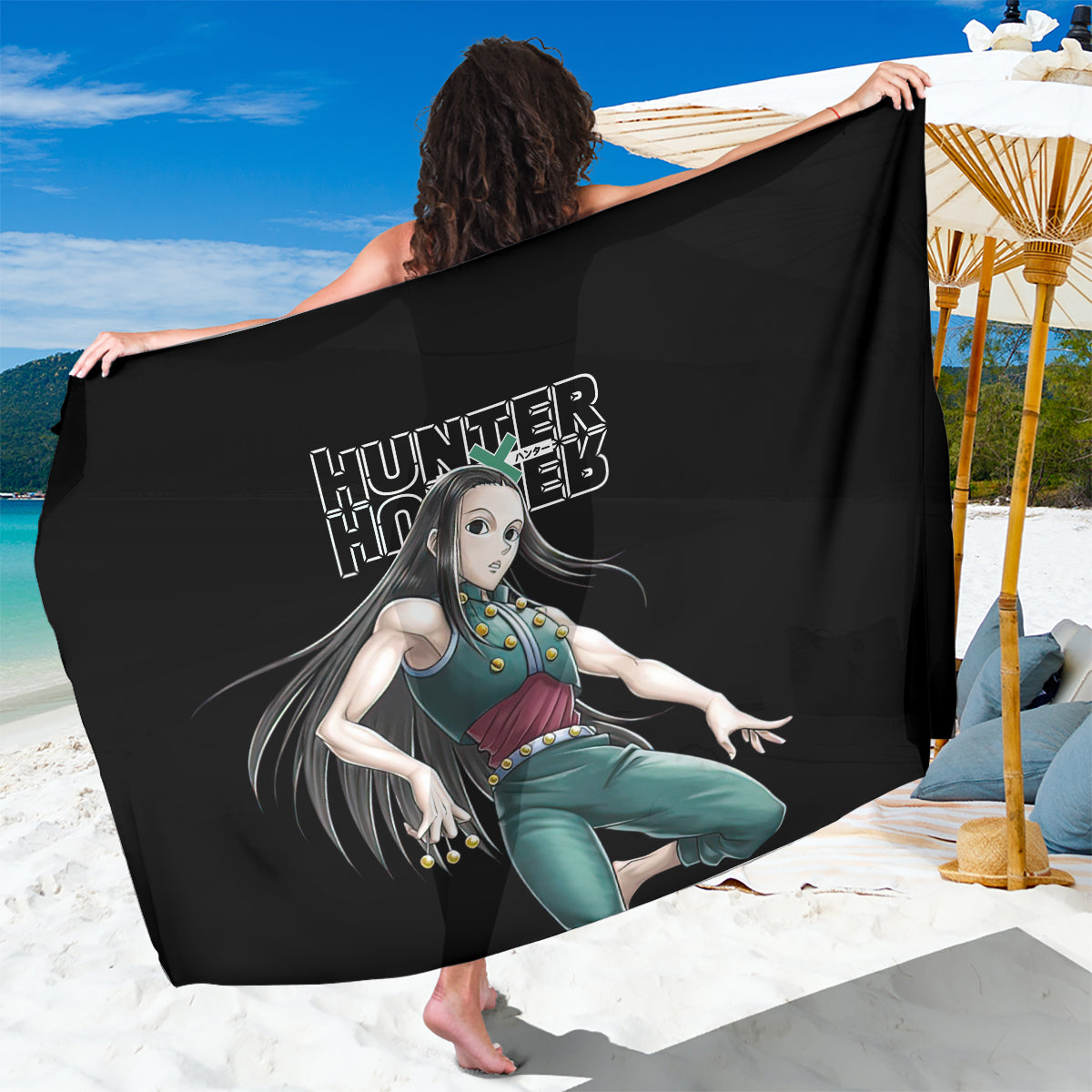 Illumi Zoldyck Hunter X Hunter Sarong Anime Style