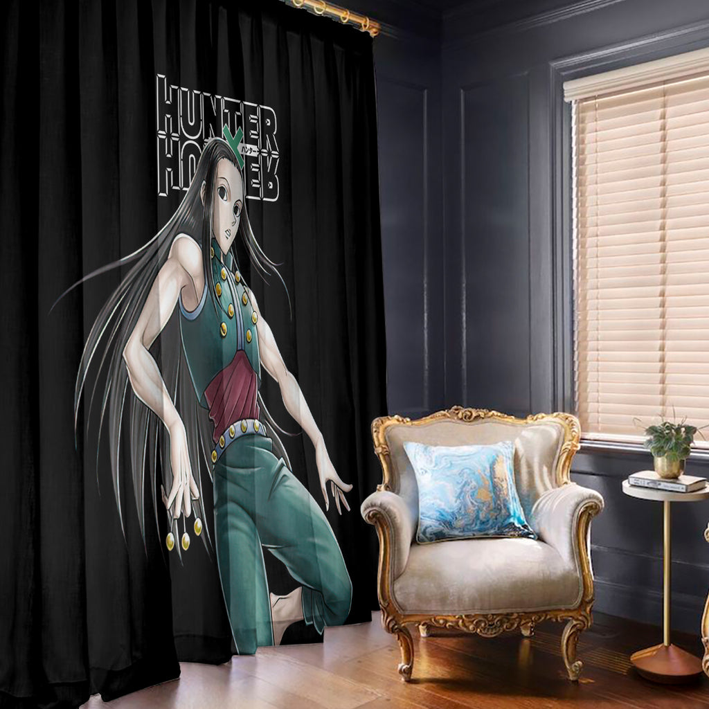 Illumi Zoldyck Hunter X Hunter Window Curtain Anime Style