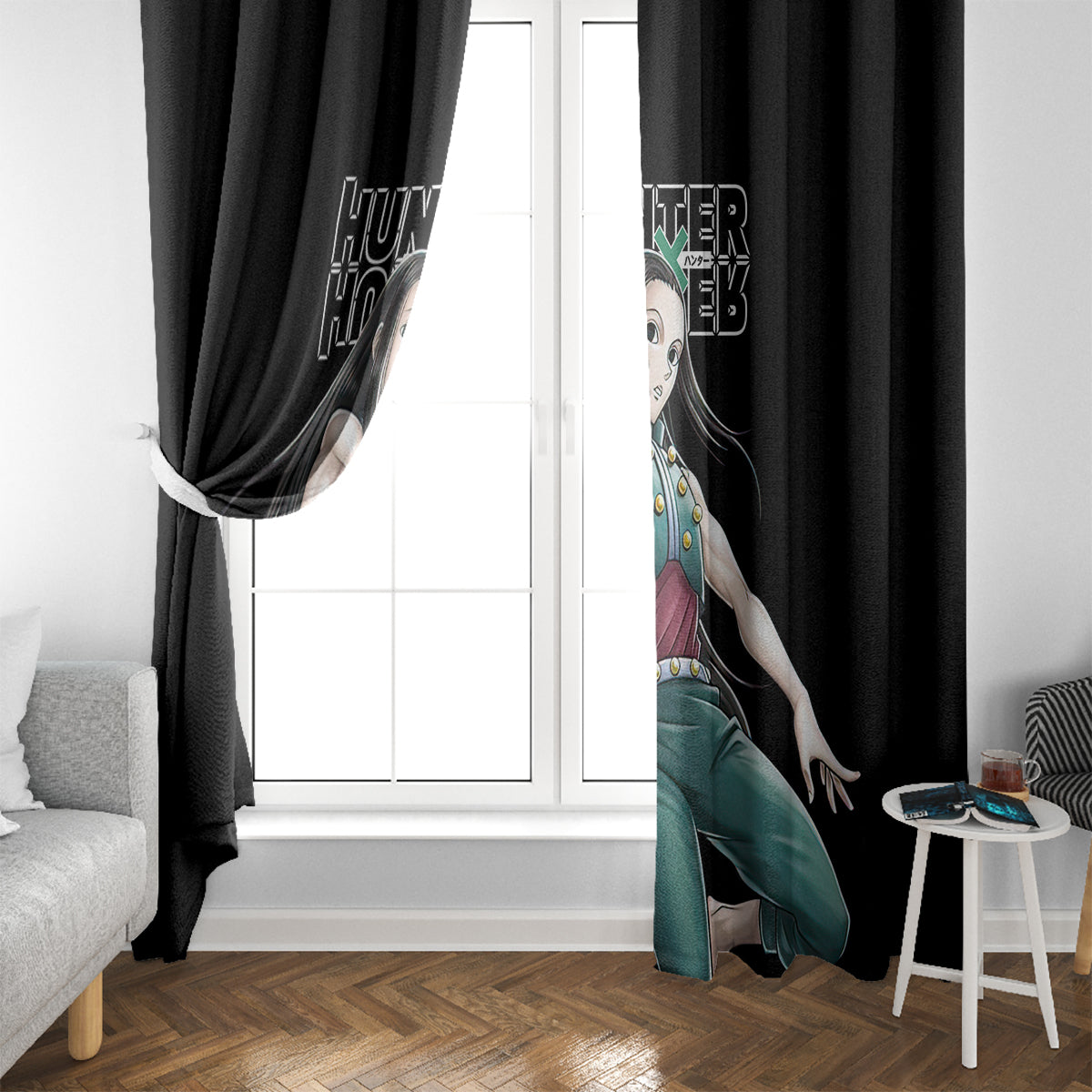 Illumi Zoldyck Hunter X Hunter Window Curtain Anime Style