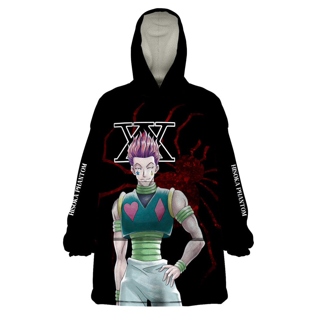 Hisoka Phantom Troupe Hunter X Hunter Wearable Blanket Hoodie Anime Style
