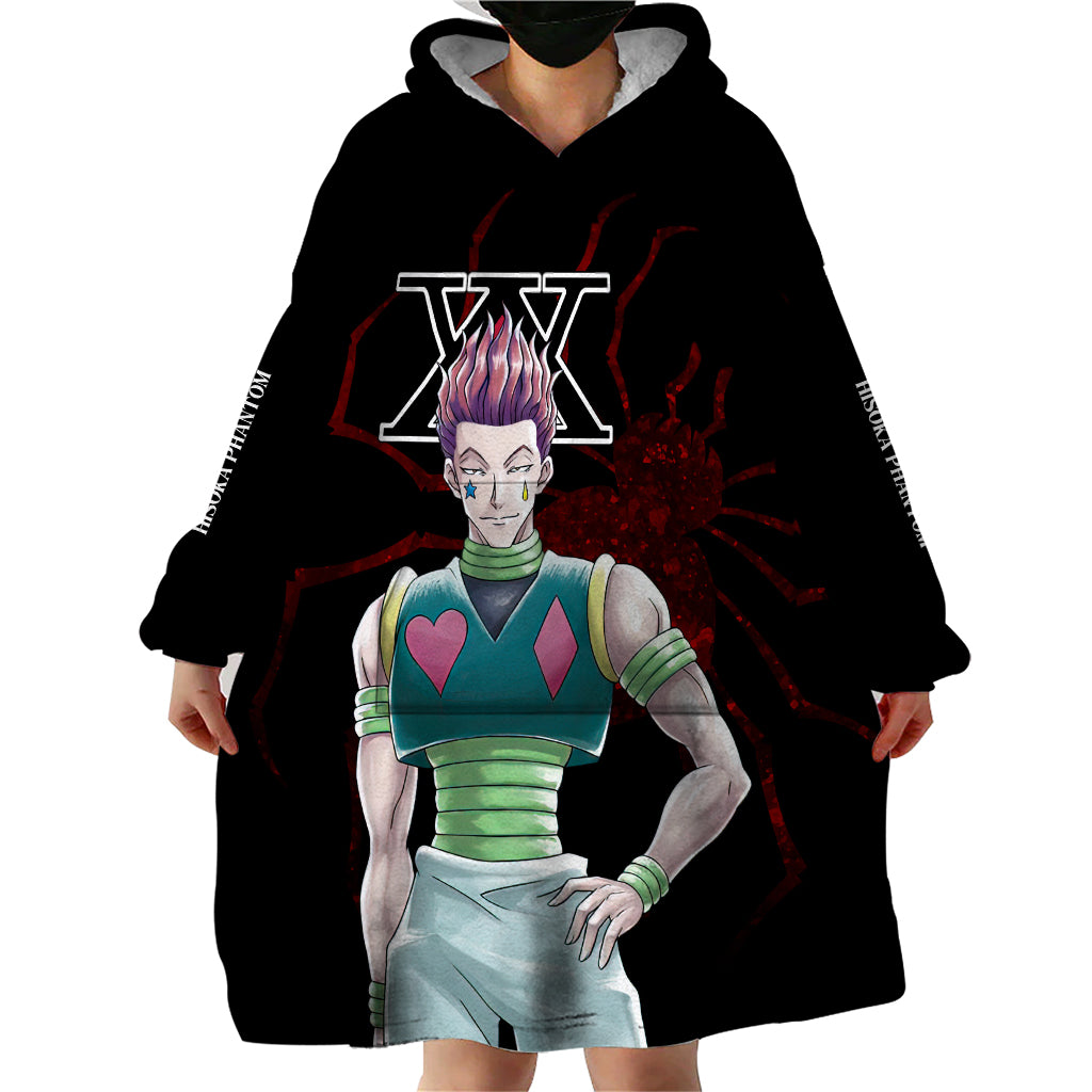 Hisoka Phantom Troupe Hunter X Hunter Wearable Blanket Hoodie Anime Style