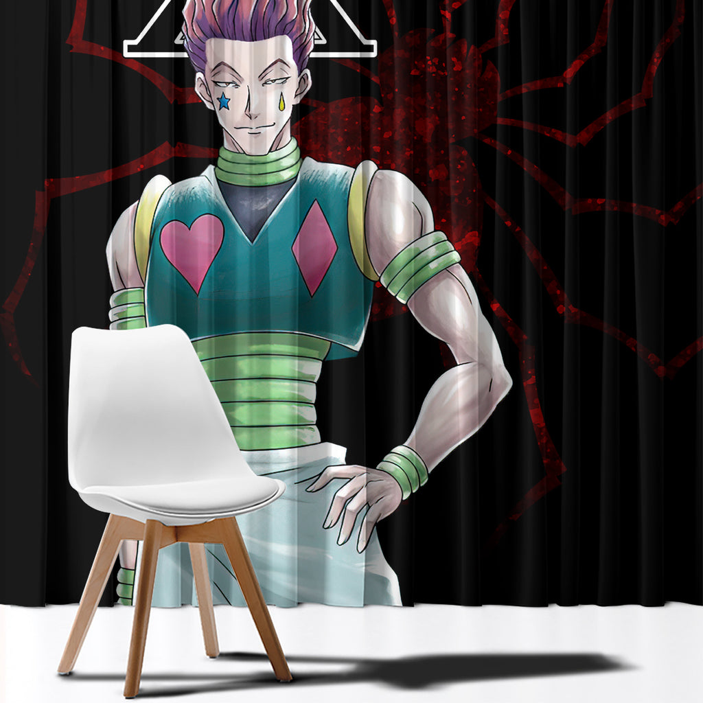 Hisoka Phantom Troupe Hunter X Hunter Window Curtain Anime Style