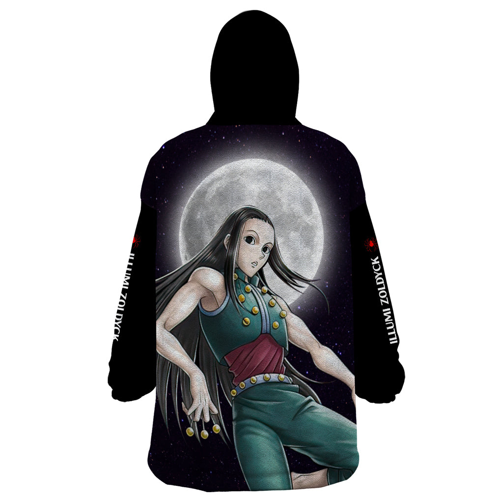 Illumi Zoldyck Phantom Troupe Hunter X Hunter Wearable Blanket Hoodie Anime Style