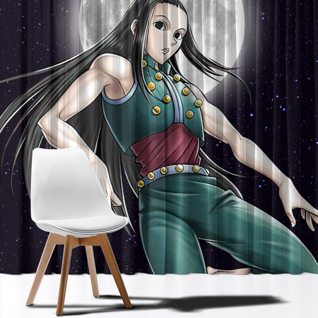 Illumi Zoldyck Phantom Troupe Hunter X Hunter Window Curtain Anime Style