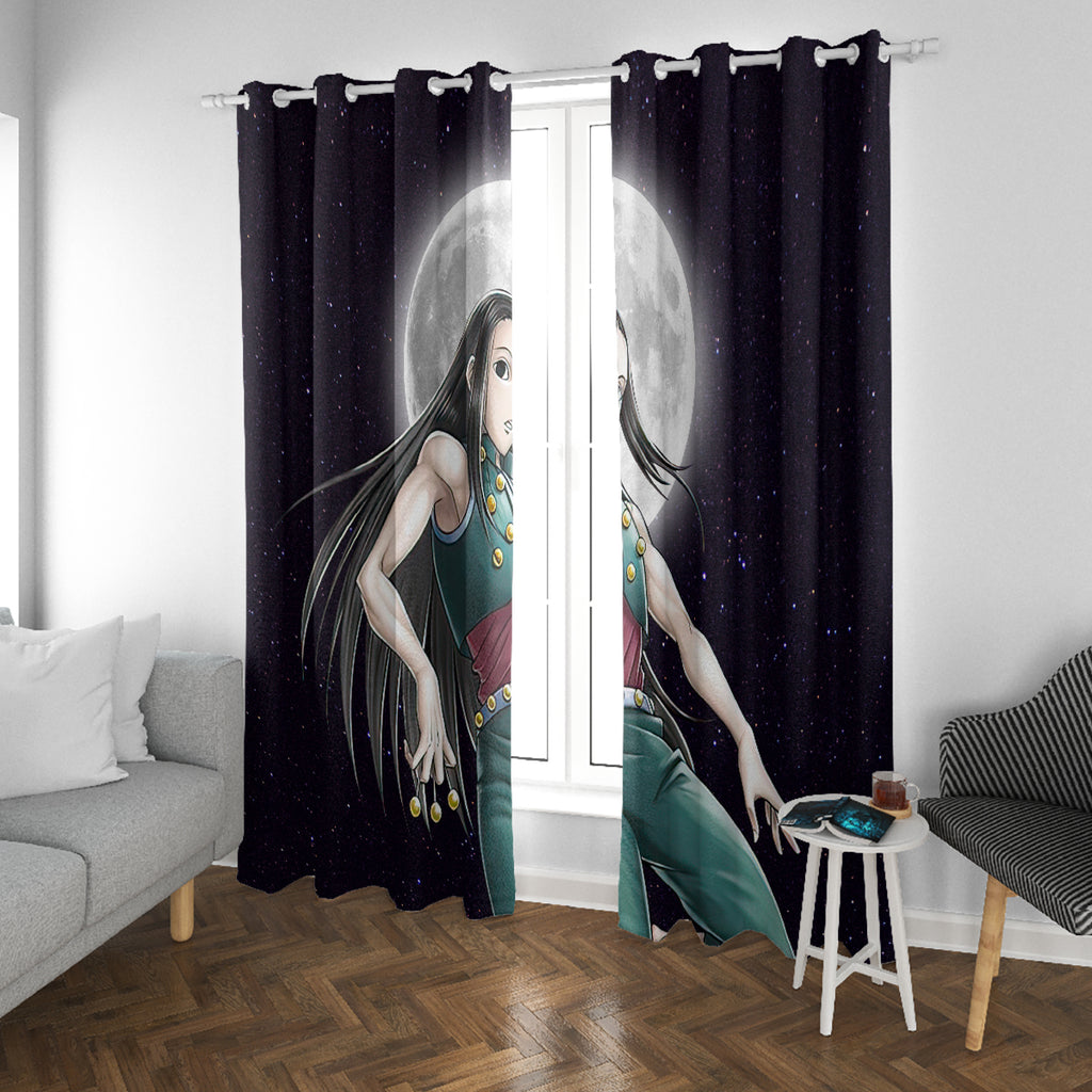 Illumi Zoldyck Phantom Troupe Hunter X Hunter Window Curtain Anime Style