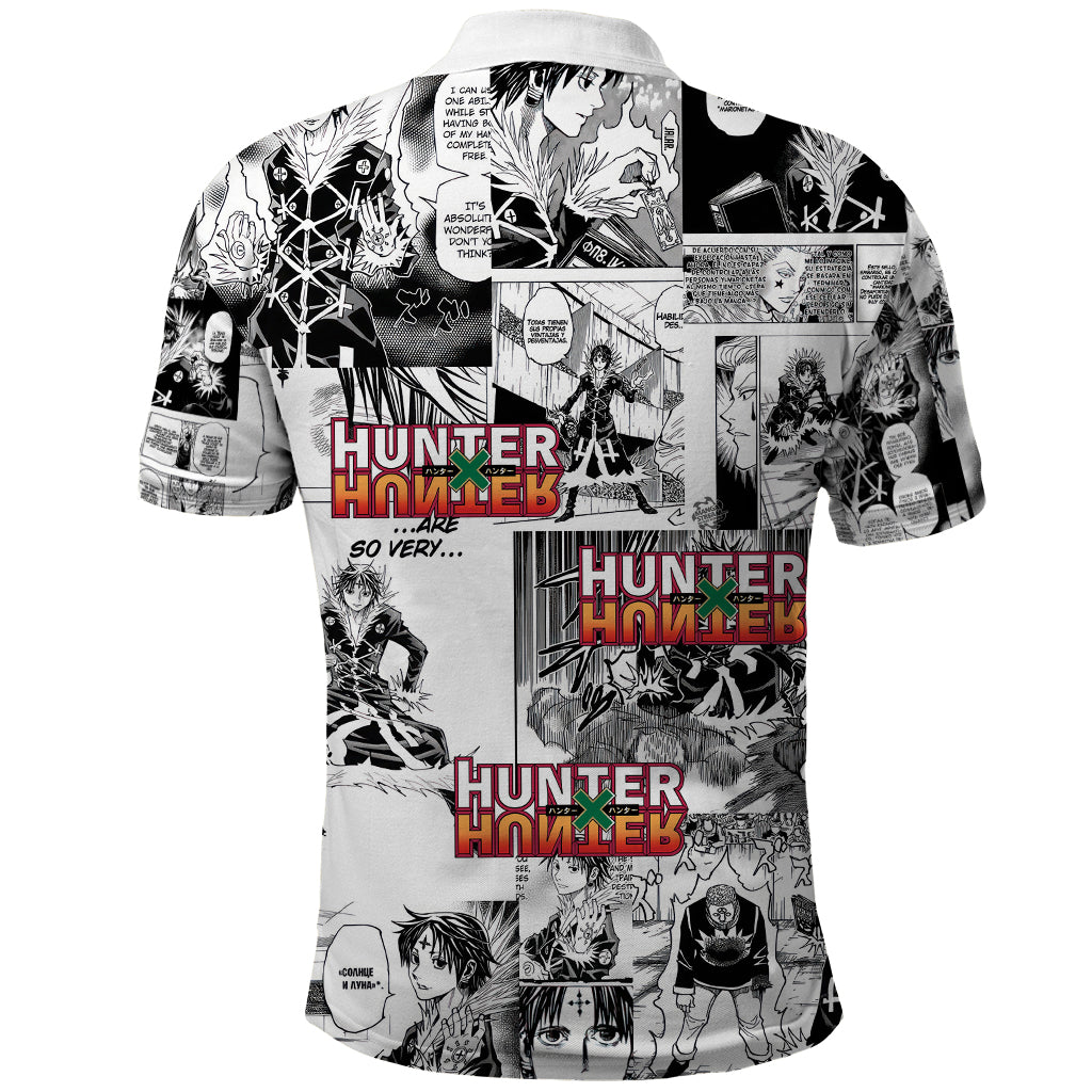 Chrollo Lucilfer Hunter X Hunter Polo Shirt Manga Mix Anime Style
