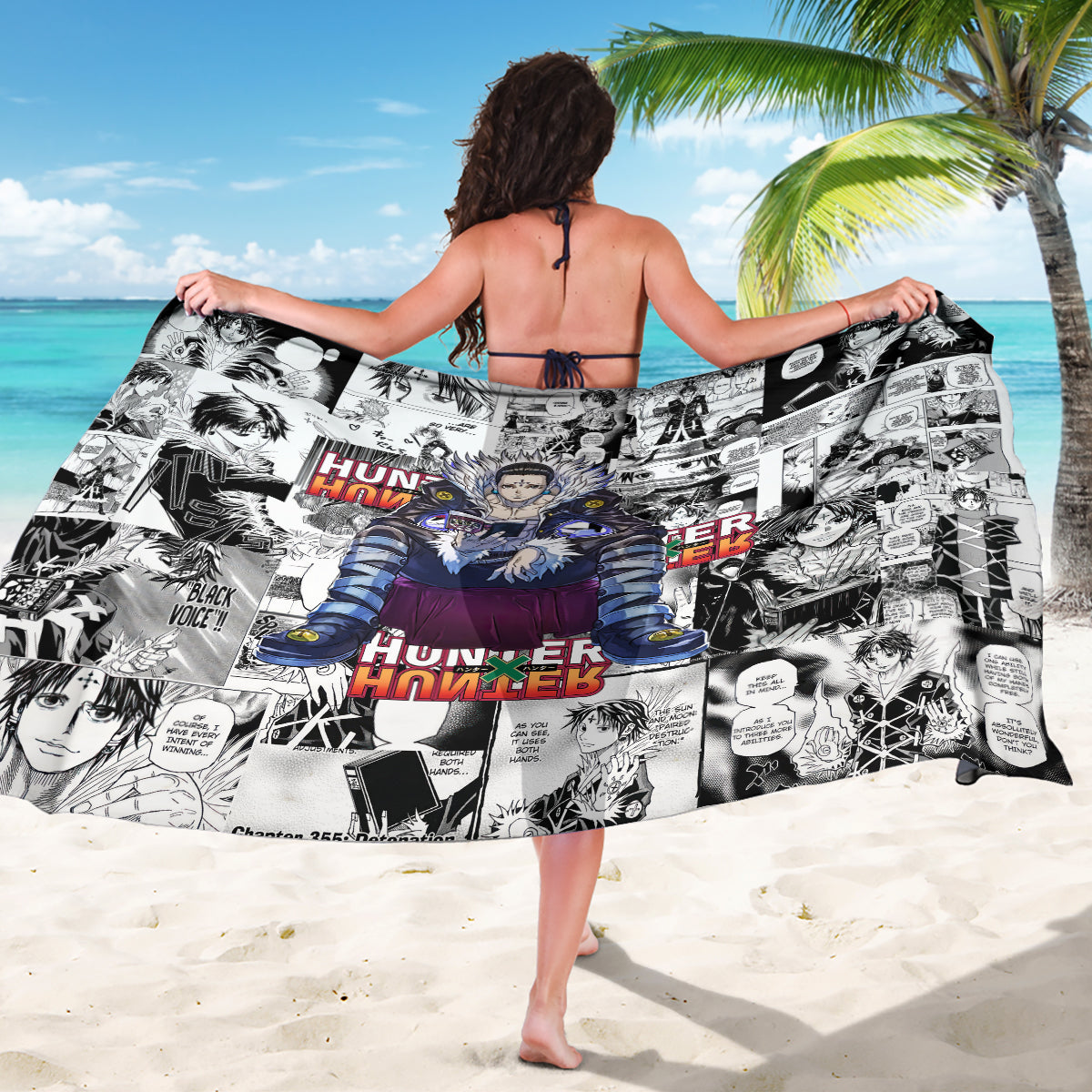 Chrollo Lucilfer Hunter X Hunter Sarong Manga Mix Anime Style