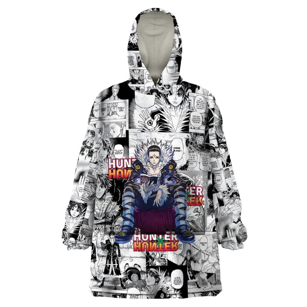 Chrollo Lucilfer Hunter X Hunter Wearable Blanket Hoodie Manga Mix Anime Style